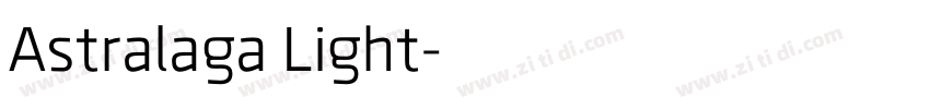 Astralaga Light字体转换